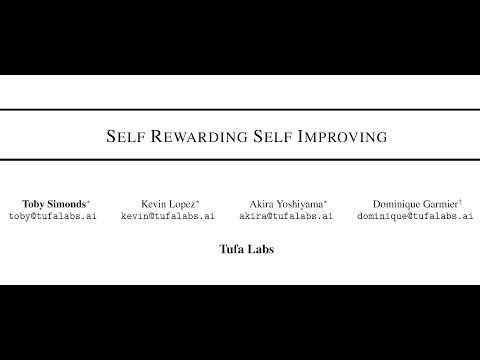 [QA] Self Rewarding Self Improving