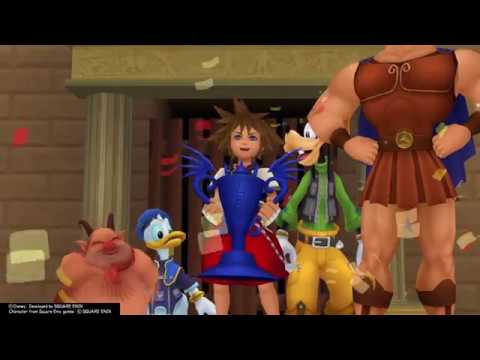 Kingdom Hearts Final Mix (PS4) Cutscene #173 The Party Wins The Hades Cup