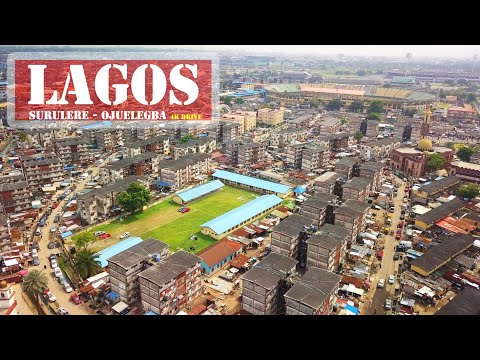 Lagos Nigeria 2020 - Ojuelegba - Surulere - Alh Masha road - Bode Thomas st - Costain -CMS- 4k drive