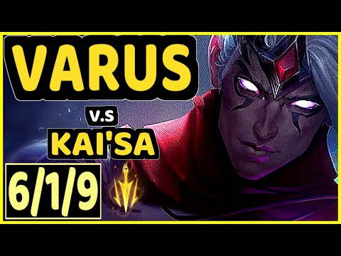 PNG Bgob (VARUS) vs KAI'SA - 6/1/9 KDA BOTTOM ADC CHALLENGER GAMEPLAY - BR