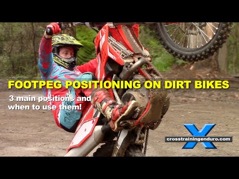 Footpeg positioning on dirt bikes︱Cross Training Enduro