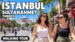 ISTANBUL TURKEY 4K WALKING TOUR | Sultanahmet, Hagia Sophia, Blue Mosque & Arast