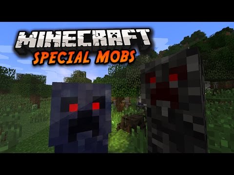 TheNinjaProlog - Minecraft: SPECIAL MOBS MOD (ROCK GHASTS, GHOST SPIDERS, & NINJA CREEPERS!) Mod Showcase