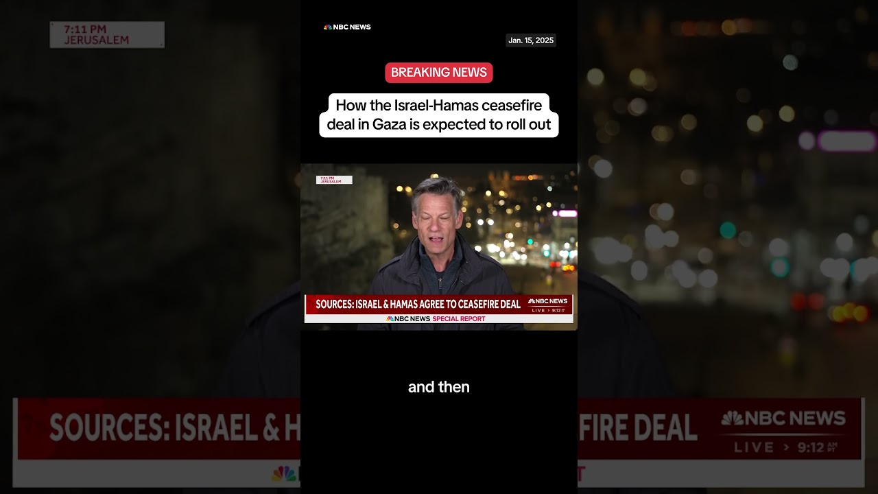 How the Israel-Hamas ceasefire deal in Gaza is expected to roll out