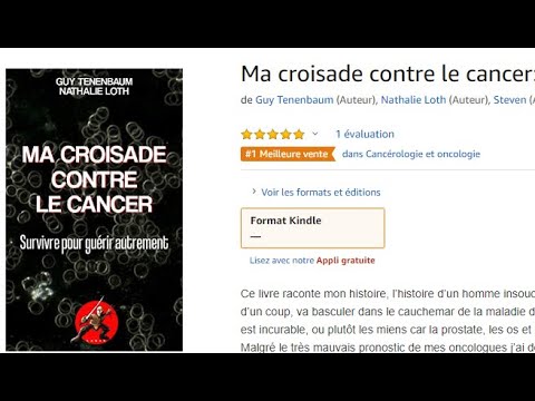 Ma Croisade contre le Cancer est #1 MEILLEURE VENTE d'Amazon dans la rubrique Cancer Oncologie !