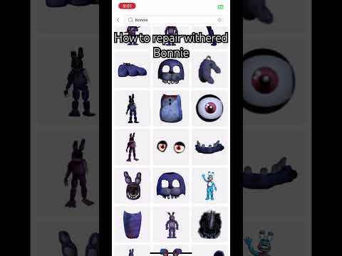 How to repair withered Bonnie #fnaf #bonnie