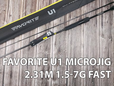 Спінінг Favorite U1 Microjig 772UL-T 2.31m 1.5-7g Fast