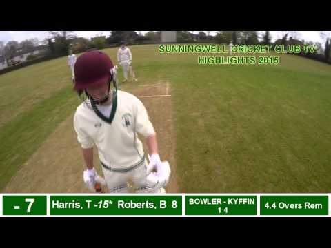 Benji & Yoda pre-season Double Wicket Innings 25/04/2015