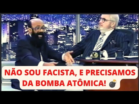 Dr Enéas era F@cista? Dr Enéas em entrevista para Jô Soares. BOMBA ATÔMICA?
