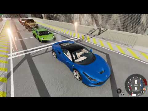 Modded Cars on Car Jump Arena