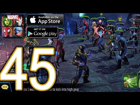 MARVEL Strike Force Heroes Android iOS Walkthrough - Part 45 - Campaign: Cosmic Conflicts Ch3