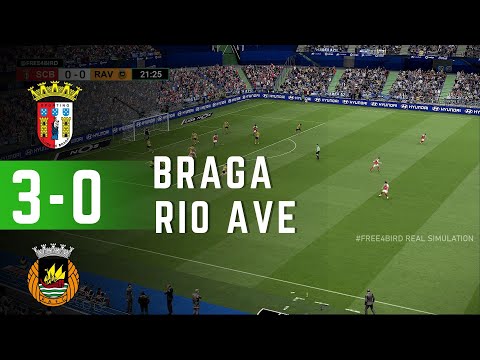 Braga vs Rio Ave 3-0 | Liga Portugal 2026 | Simulação