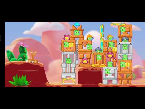 @AngryBirds cross angrybird Rocky Canyons cross  level 1594 #406  #gameplay #nocopyright