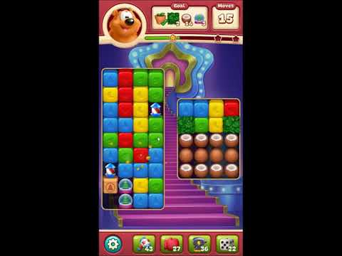 Toon Blast Level 2492 - NO BOOSTERS 🐻🐺🐱 | SKILLGAMING ✔️