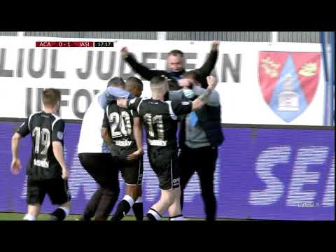 GOOOL! Clinceni - Poli Iași 0-1. Platini deschide scorul cu un șut superb