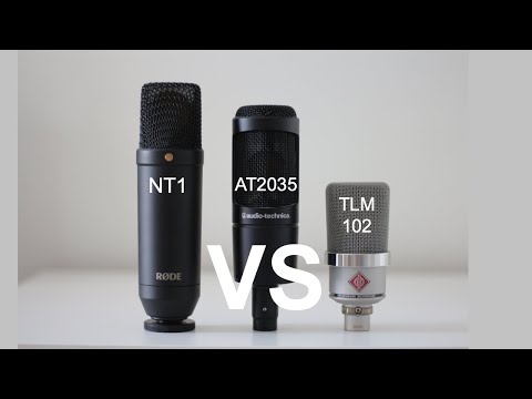 RODE NT1 vs Neumann TLM 102 vs AT2035