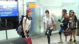 [SSTV] 티아라엔포 미국 출국, 개성 넘치는 공항패션 "잘 다녀올게요"