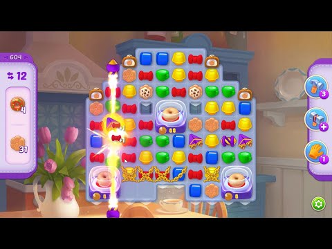 Homescapes level 604 - 17 Moves - No Boosters