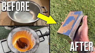 Super Shiny Ingot From Scrap | Huge Aluminum Pot Melt | Pot To Perfection
