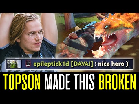 Topson made PRIMAL BEAST 100% IMBA - 6 KILLS in 1 CLASH DOTA 2