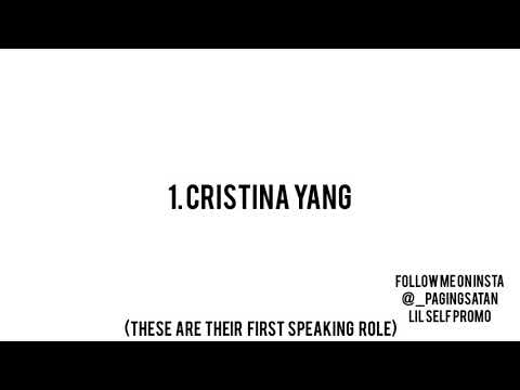 greys anatomy characters first vs last appearance