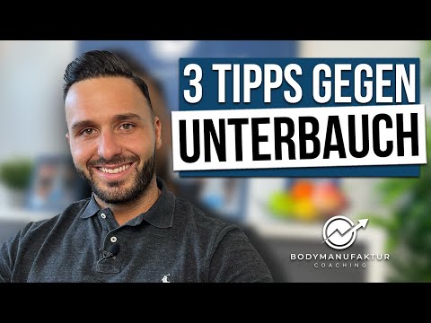 3 einfache Tipps gegen Unterbauch