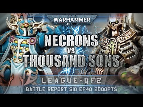 Thousand Sons vs Necrons Warhammer 40K Battle Report 9th Edition 2000pts S10EP40 BREAK THEM!