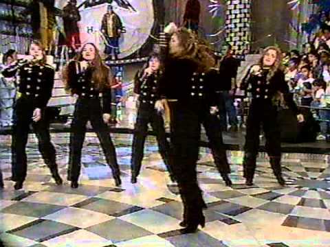 Paquitas New Generation cantando "Nova Geração" - Xuxa Hits 19/8/1995