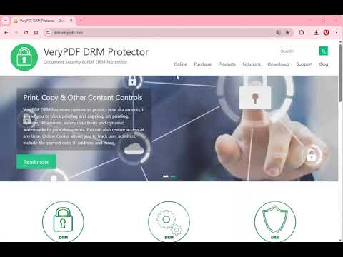 VeryPDF DRM Protector block screen capture
