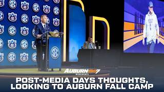 Post-media days thoughts, looking to Auburn fall camp