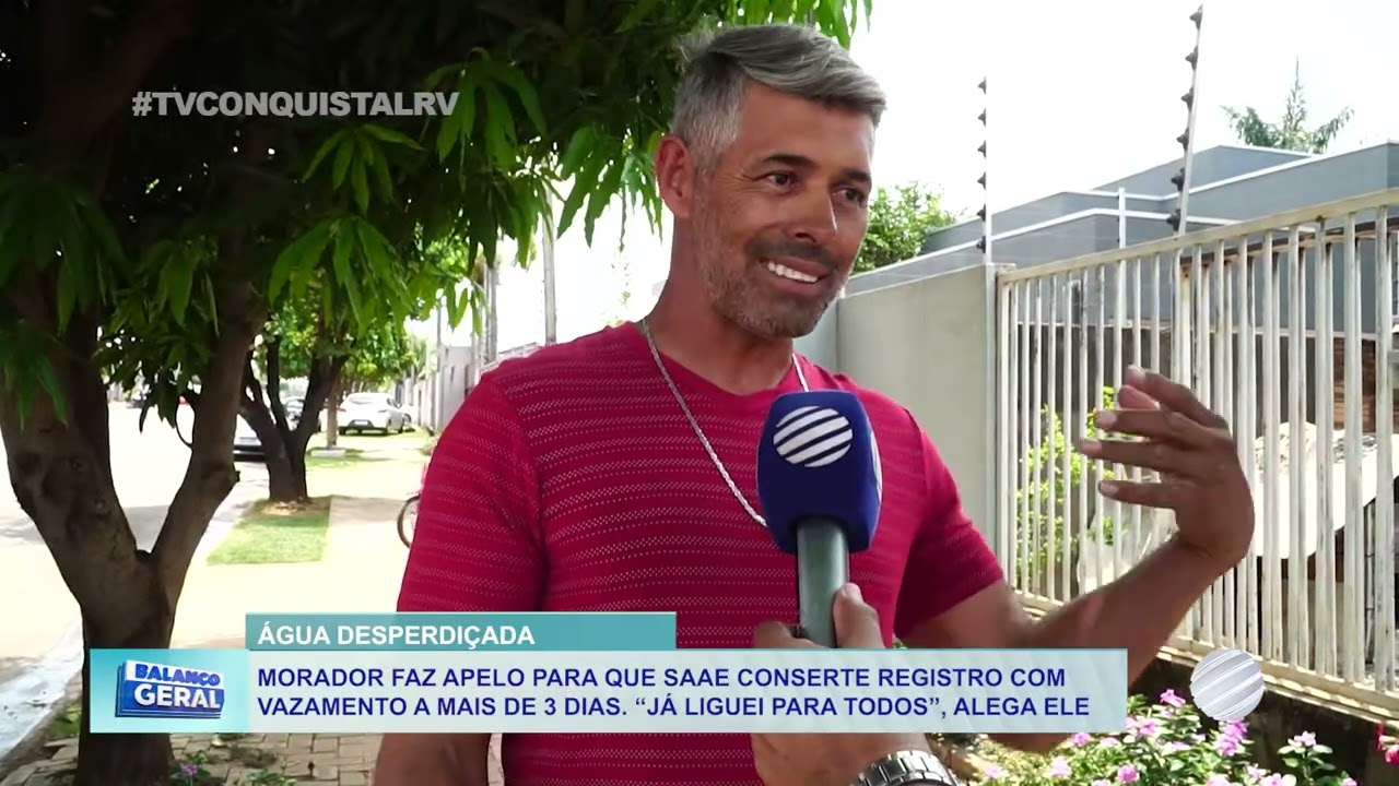 Morador de Lucas do Rio Verde Reclama de Demora em Conserto de Água | “Tive Que Resolver Sozinho”