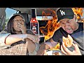 PUTTING THE WORLD'S HOTTEST HOT SAUCE IN MY HUSBAND DONUTS! *INSANE REACTION*