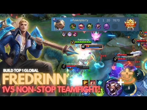 NON-STOP ROTATION AND GANKS! YOU MUST TRY FREDRINN AS ROAMER! BEST FREDRINN BUILD 2023 | MLBB