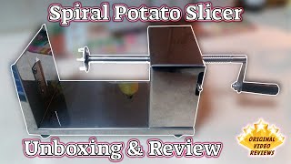 Manual Metal Spiral Potato Slicer Review 🥔✂️🍟