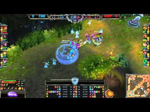 CBLoL Brazilian League 2014 W3D2: CNB e-Sports Club vs Team AWP G1 (18.05.2014)