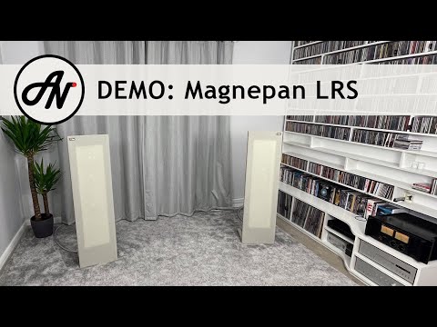 Magnepan LRS Speakers - Video Demonstration (Driven by Yamaha PC4002M)