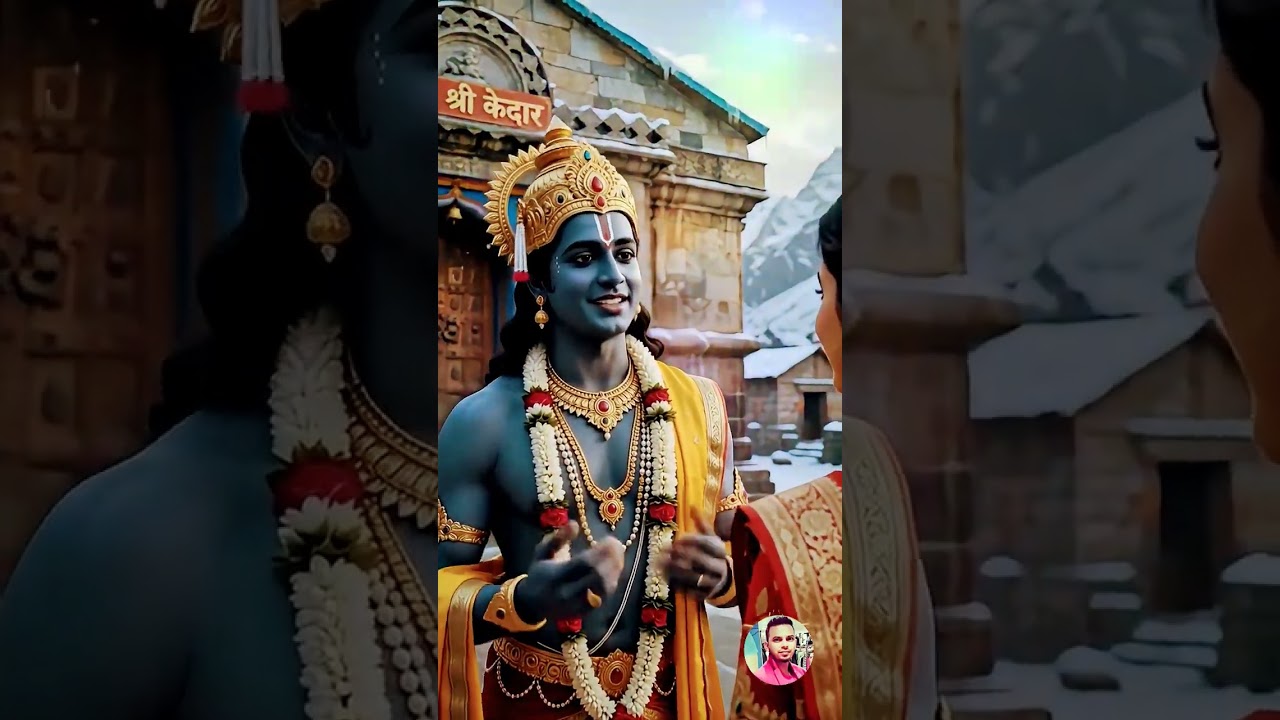 महादेव और माता पार्वती के साथ बाल गणेश ❤️🙏 केदारनाथ का अद्भुत दृश्य 🔱 #shorts