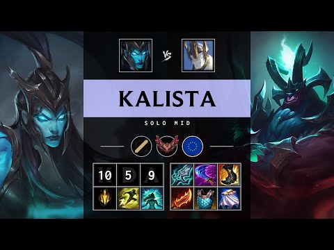 Kalista Mid vs Galio - EUW Grandmaster Patch 25.16