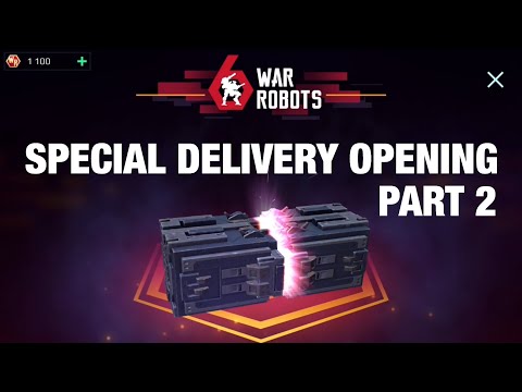 Special Delivery Crates Opening (1000+ Coins), Part 2 | War Robots 6th Anniversary Event