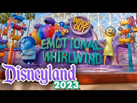Inside Out Emotional Whirlwind 2023 - Disney California Adventure Ride [4K POV]