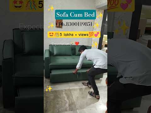 sofa cum bed available at Chennai | 3 folding sofa  #shorts #yt #sofacomebed #spacesavingfurniture