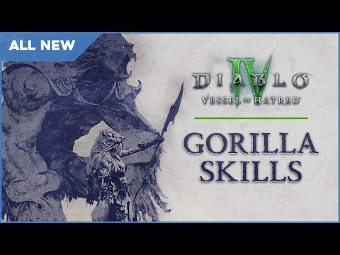 ALL GORILLA SPIRIT SKILLS - SPIRITBORN | Diablo IV, Vessel of Hatred