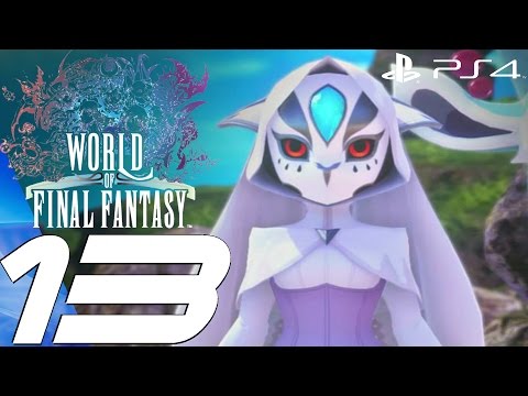 World of Final Fantasy (PS4) - Gameplay Walkthrough Part 13 - The Sunken Temple