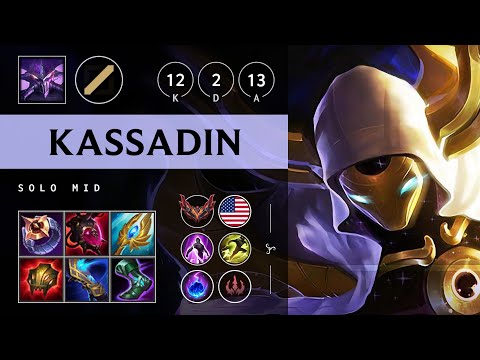 Kassadin Mid vs Lucian: Unstoppable - NA Grandmaster Patch 25.S1.1