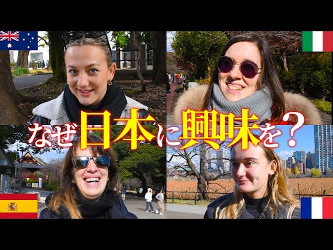 国際教養学科 外国人に日本に来た理由を聞いてみた！