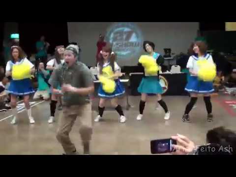 They said everyone's free to join the dance and this happened. (Motteke! Sailor Fuku!)