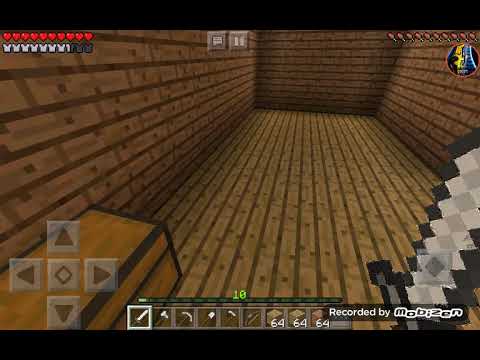 Minecraft hayatta kalma  (büyülü elmayla altın elma)yaptım