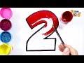 English Numbers For Kids الأرقام الإنجليزية للأطفال من 1 الى 10 تعل�