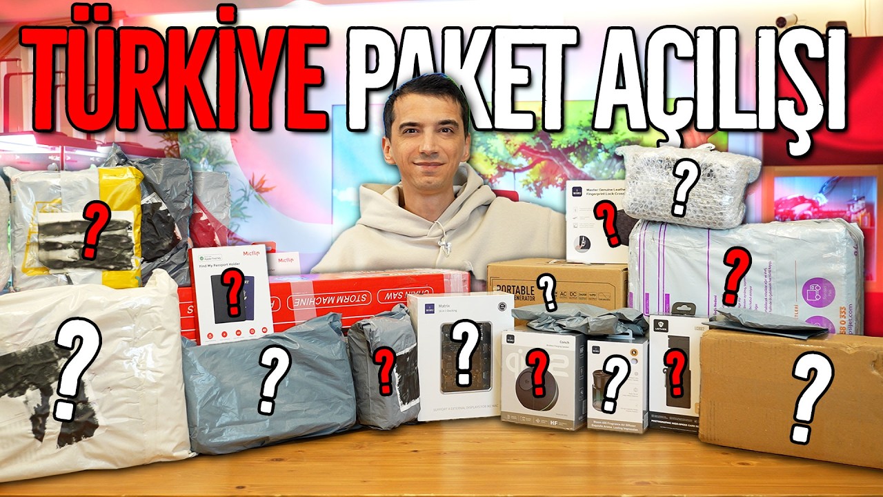 Türkiye'den Ürünler! Toplu Paket Açılışı