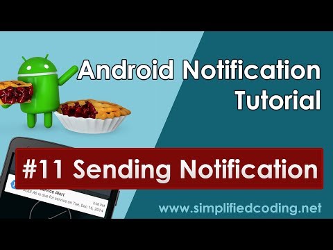 11 Android Notification Tutorial Sending Notification